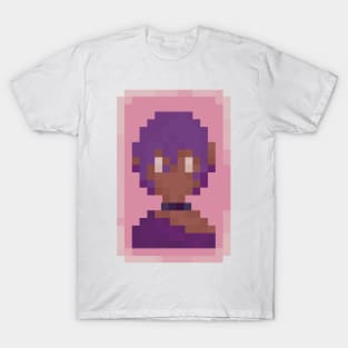 Pixelart Girl Face T-Shirt